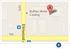 Map of Buffalo Metal Casting